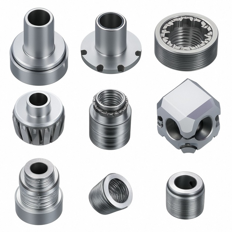 Custom CNC Machining Services for High Precision CNC Turning Milling Parts with 100% Inspection and ±0.001~±0.01mm Tolerance